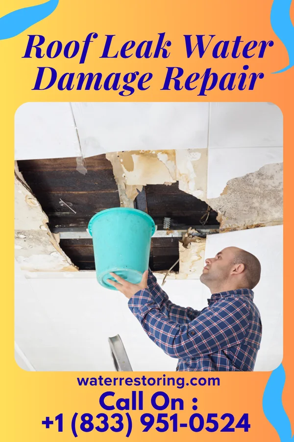 Roof Leak Water Damage Repair in Country Club, CA